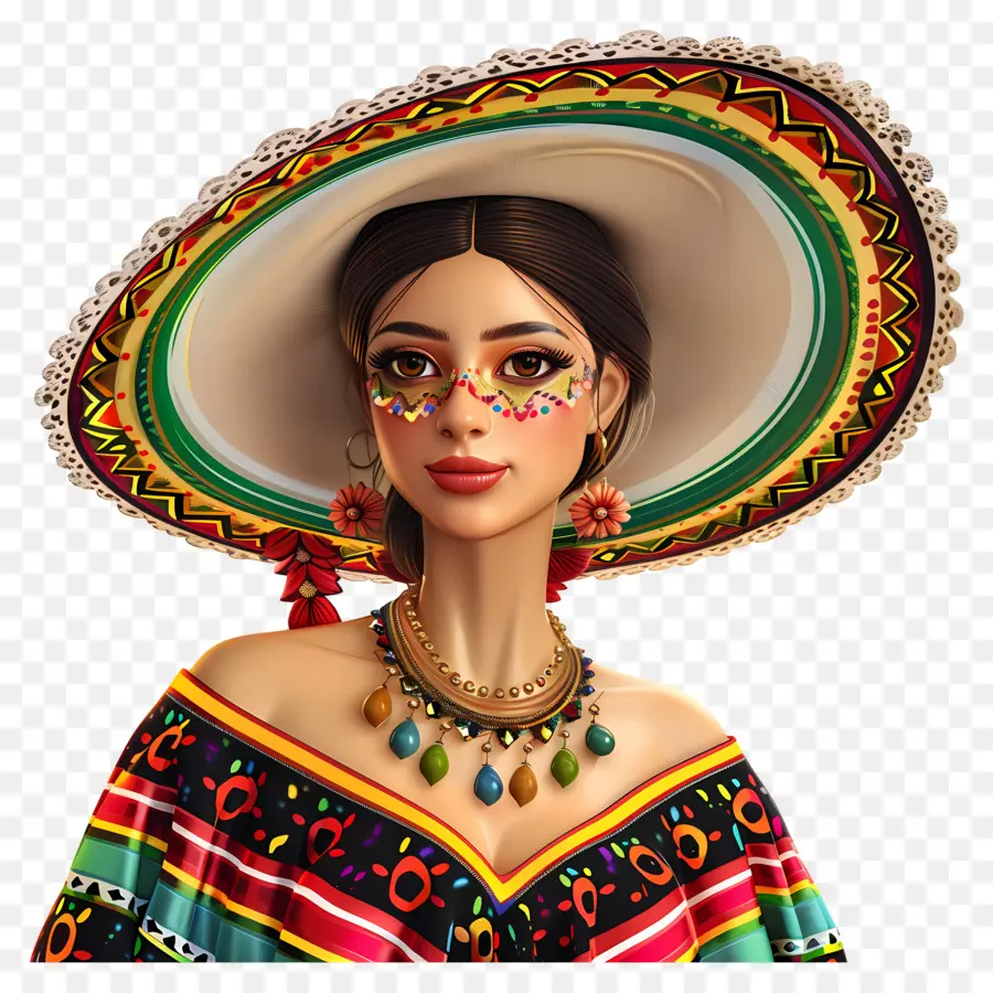 Cinco，Vestimenta Mexicana PNG