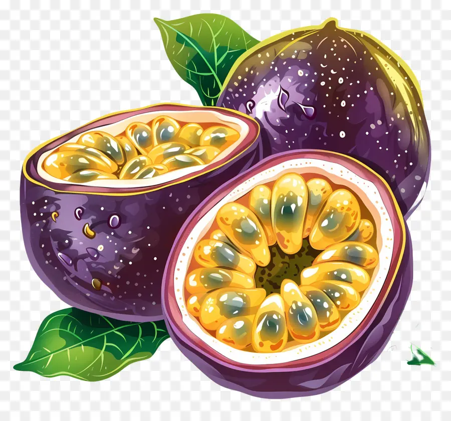 Fruta De La Pasión，Jugoso PNG