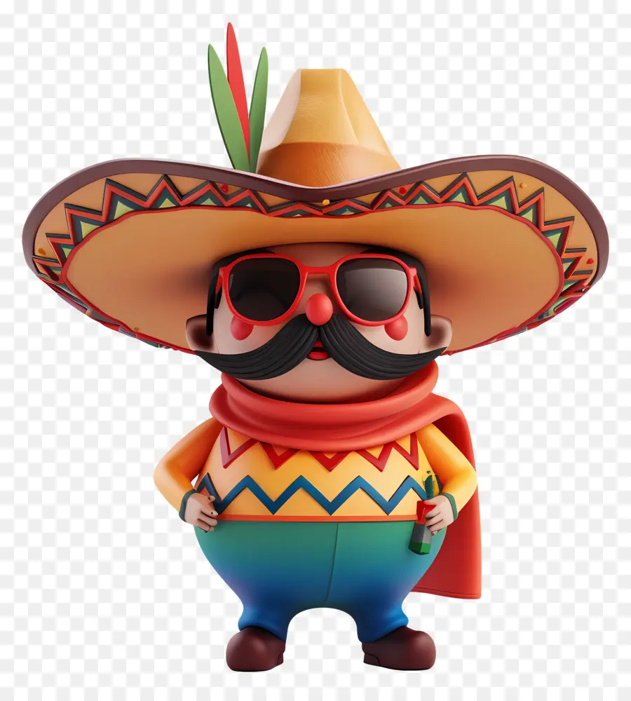 Cinco，Atuendo Mexicano PNG