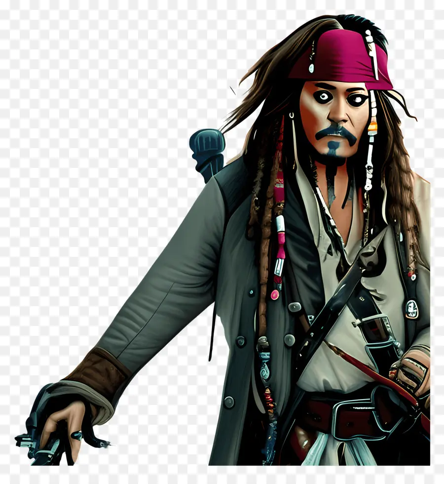 El Capitán Jack Sparrow，Pirata PNG