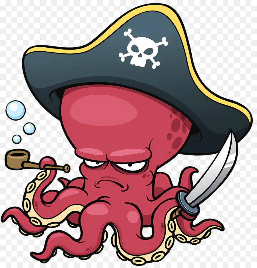 Pulpo Pirata，Pulpo PNG