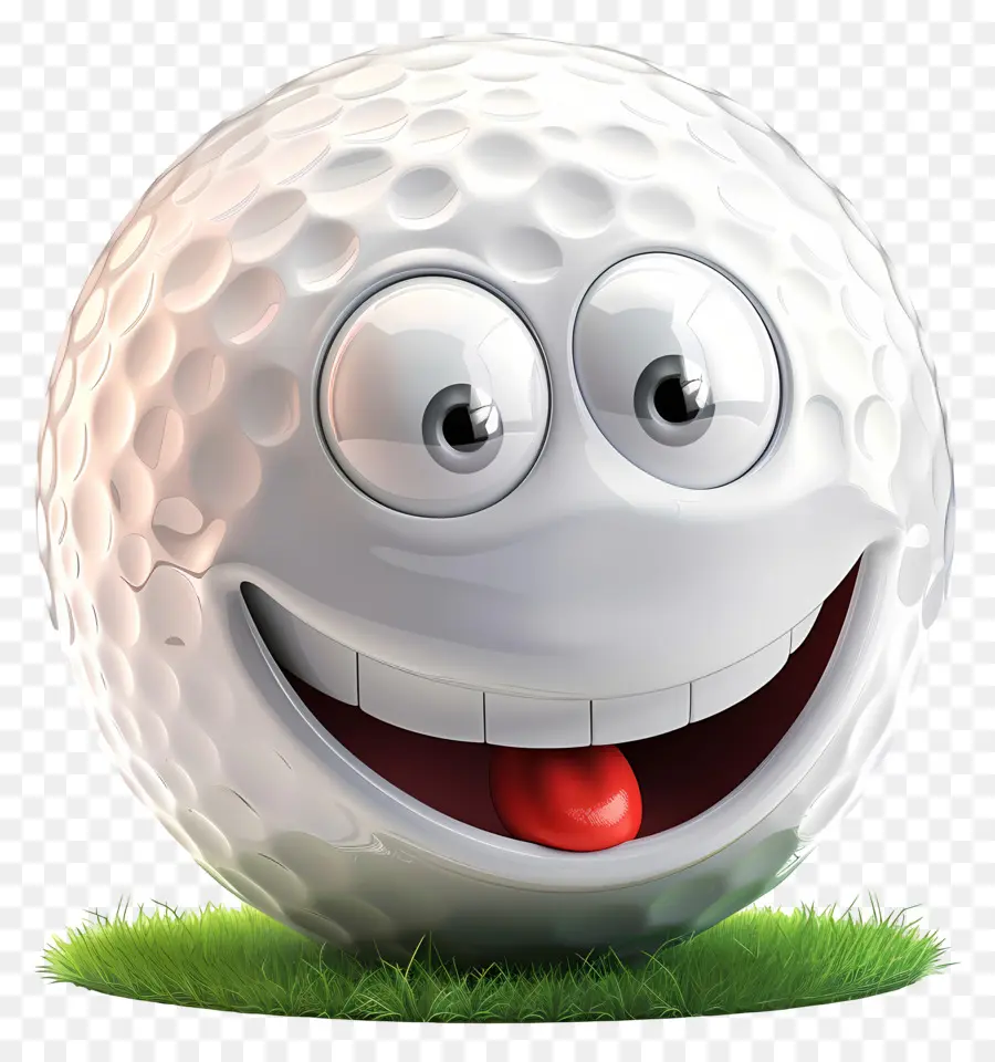 Bola De Dibujos Animados 3d，Pelota De Golf PNG