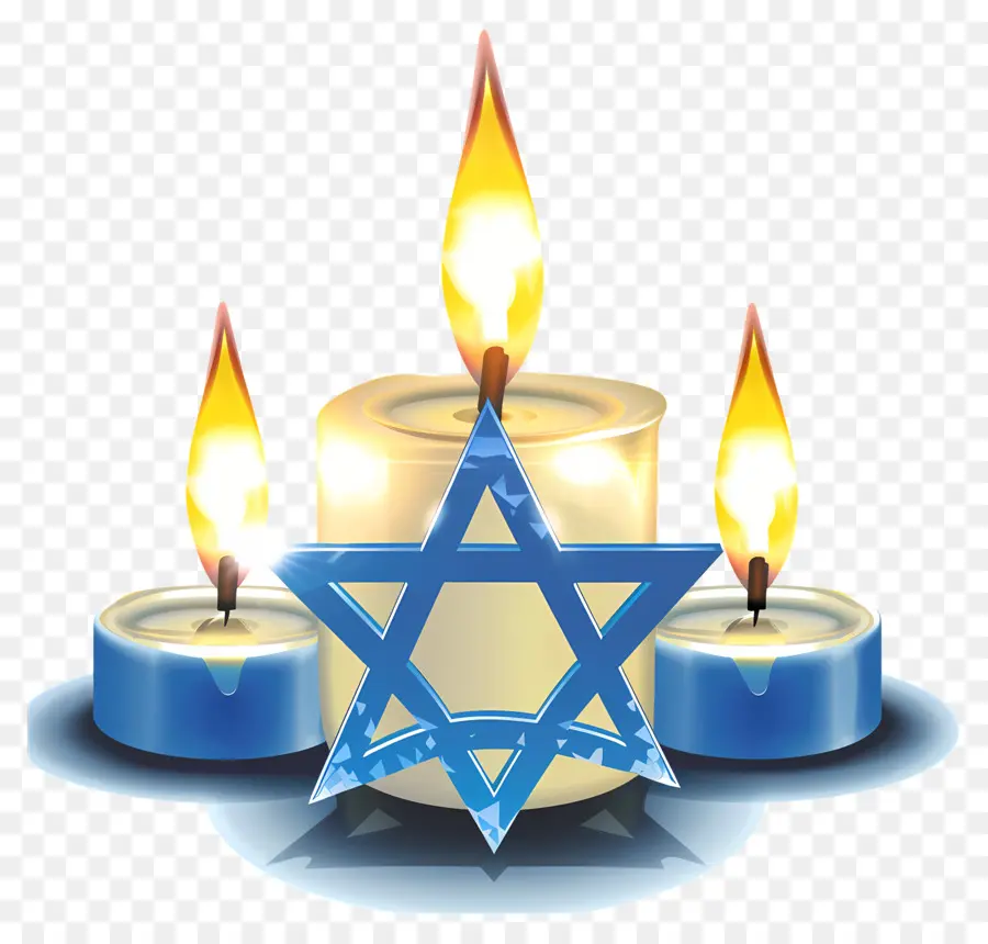 Yom Hashoah，Velas Azules PNG