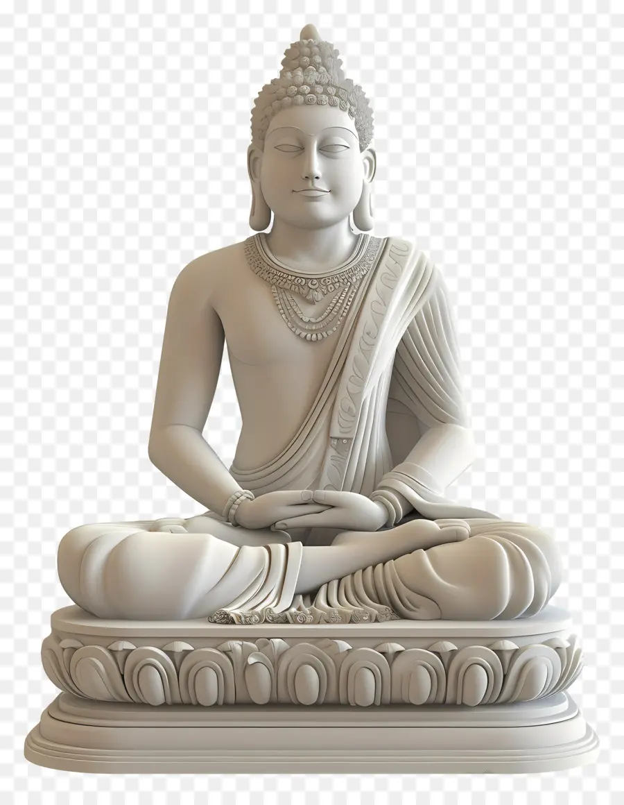 Mahavir Jayanti，Estatua De Buda PNG