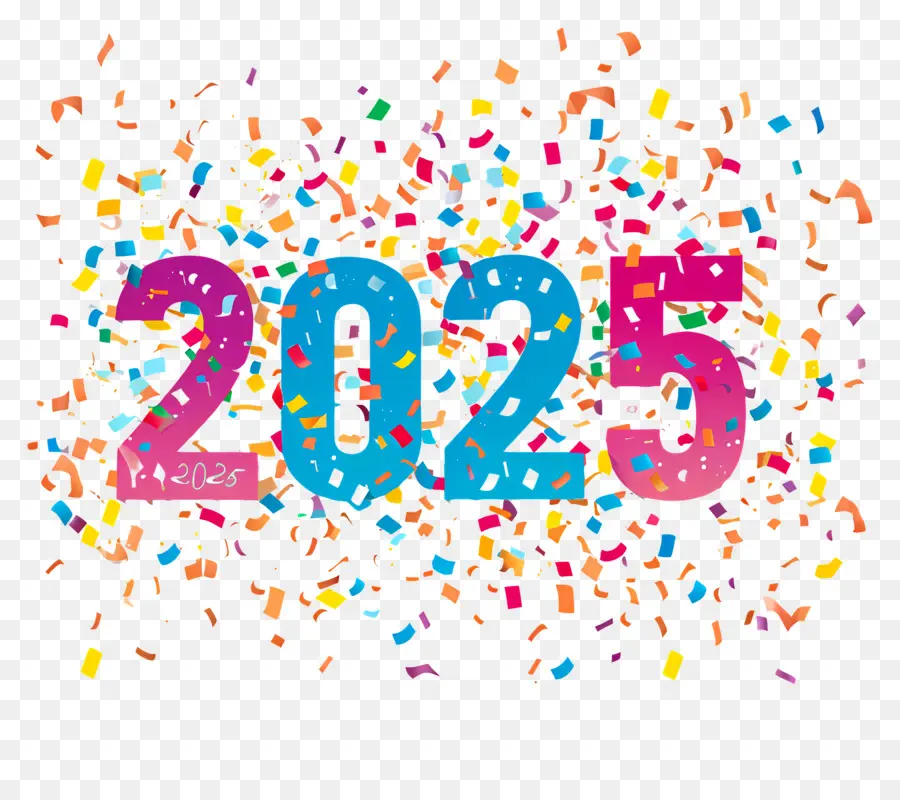 Año Nuevo 2025，Signo De 2025 PNG