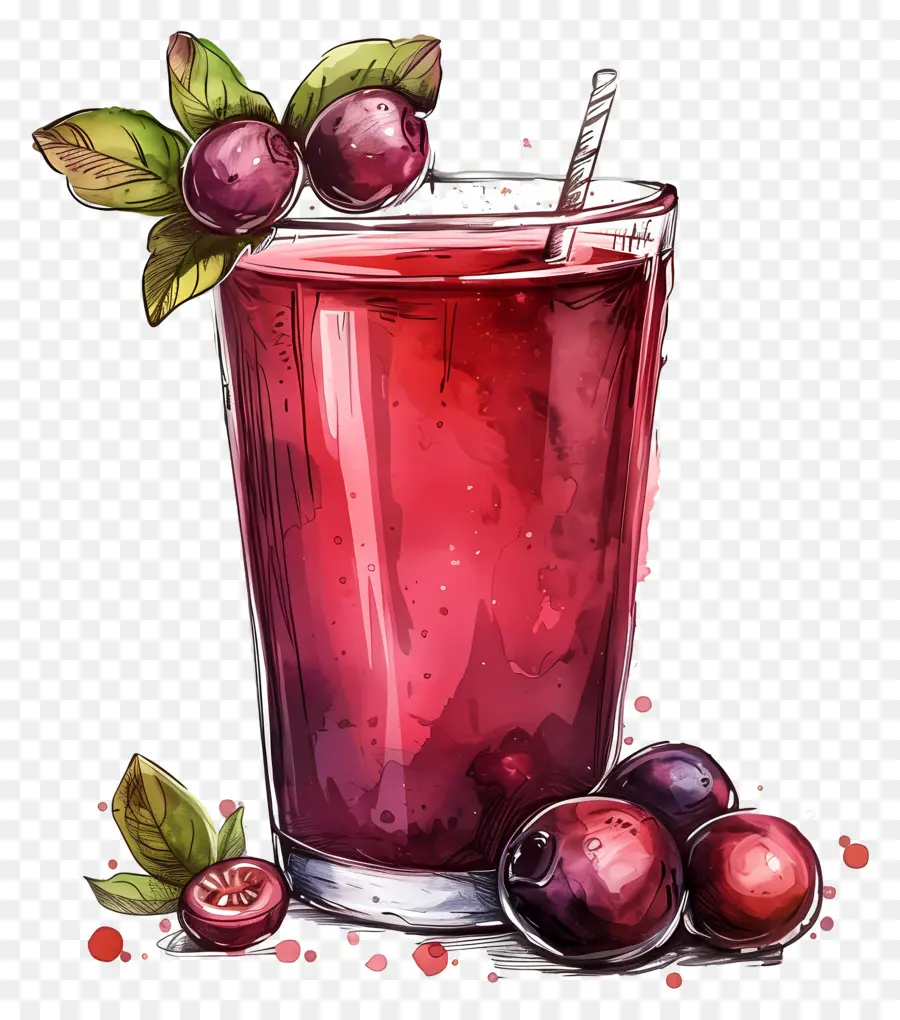 Jugo De Kokum，Bebida Roja PNG