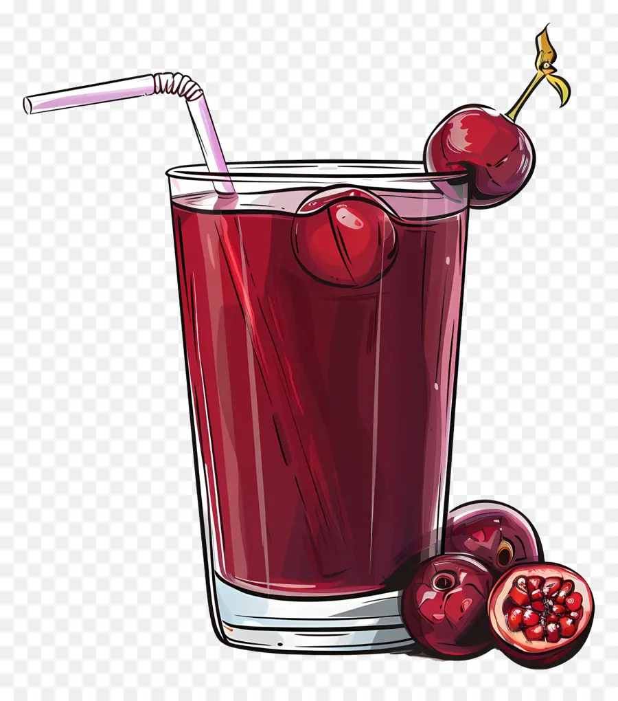 Jugo De Kokum，Bebida De Granada PNG