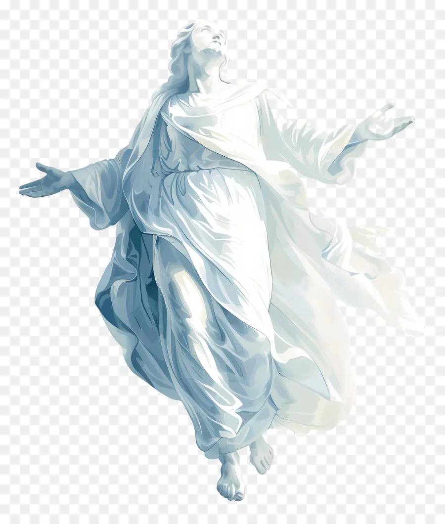 El Día De La Ascensión，Angel Estatua PNG