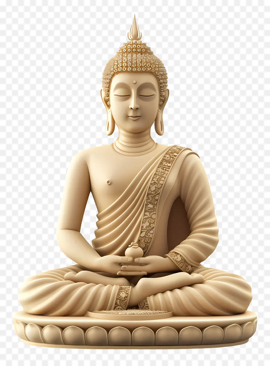 Mahavir Jayanti，Estatua De Buda PNG