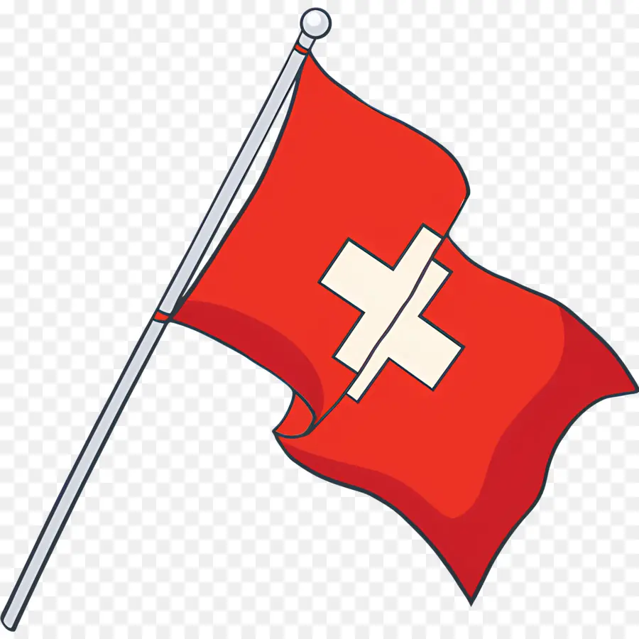 Bandera Suiza，Rojo PNG