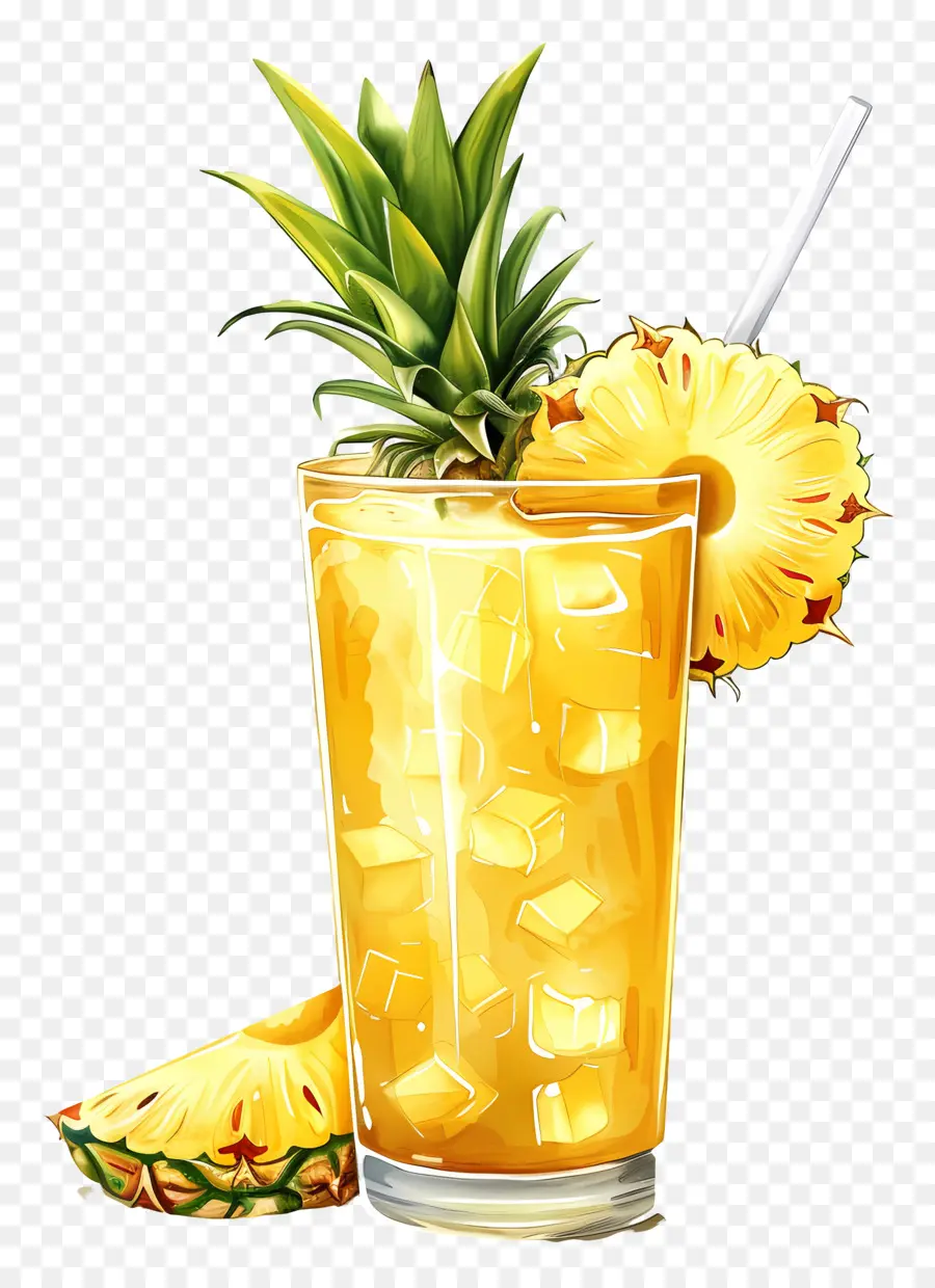 Pinapple Jugo，Jugo De Naranja PNG