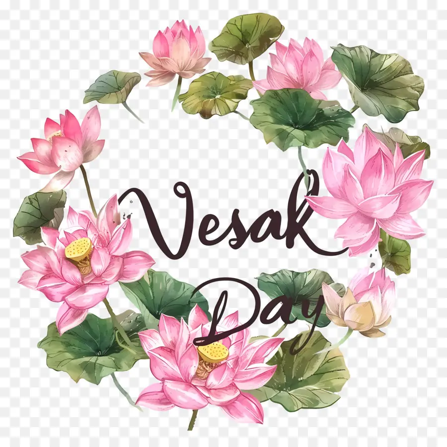 Día De Vesak，Flores De Loto PNG