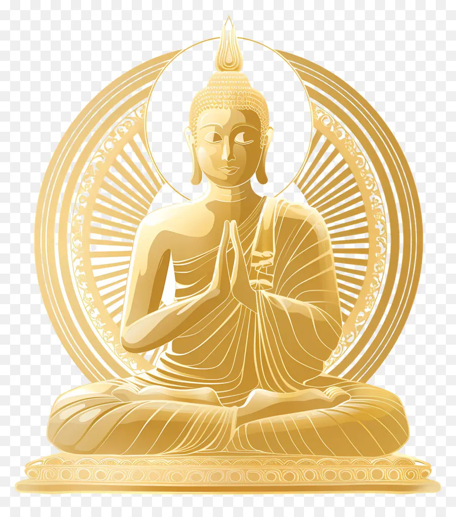 Mahavir Jayanti，Estatua De Buda PNG