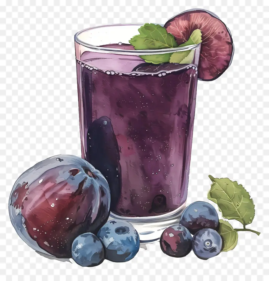 Jugo De Ciruela，El Jugo De Arándano PNG