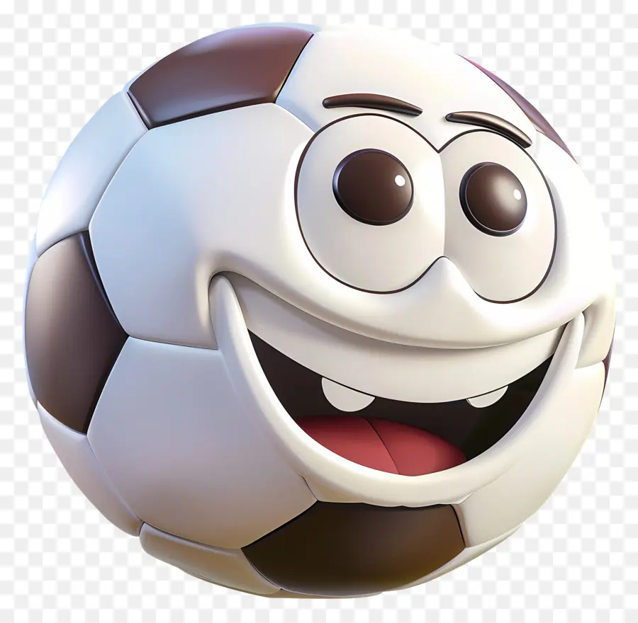 Bola De Dibujos Animados 3d，Balón De Fútbol PNG