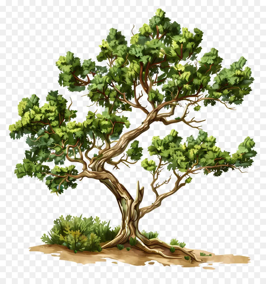 Enebro，árbol Verde PNG