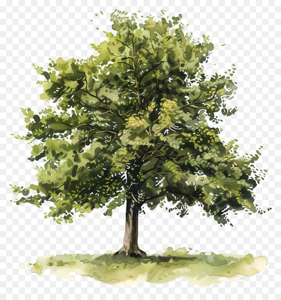 Árbol，Hojas PNG