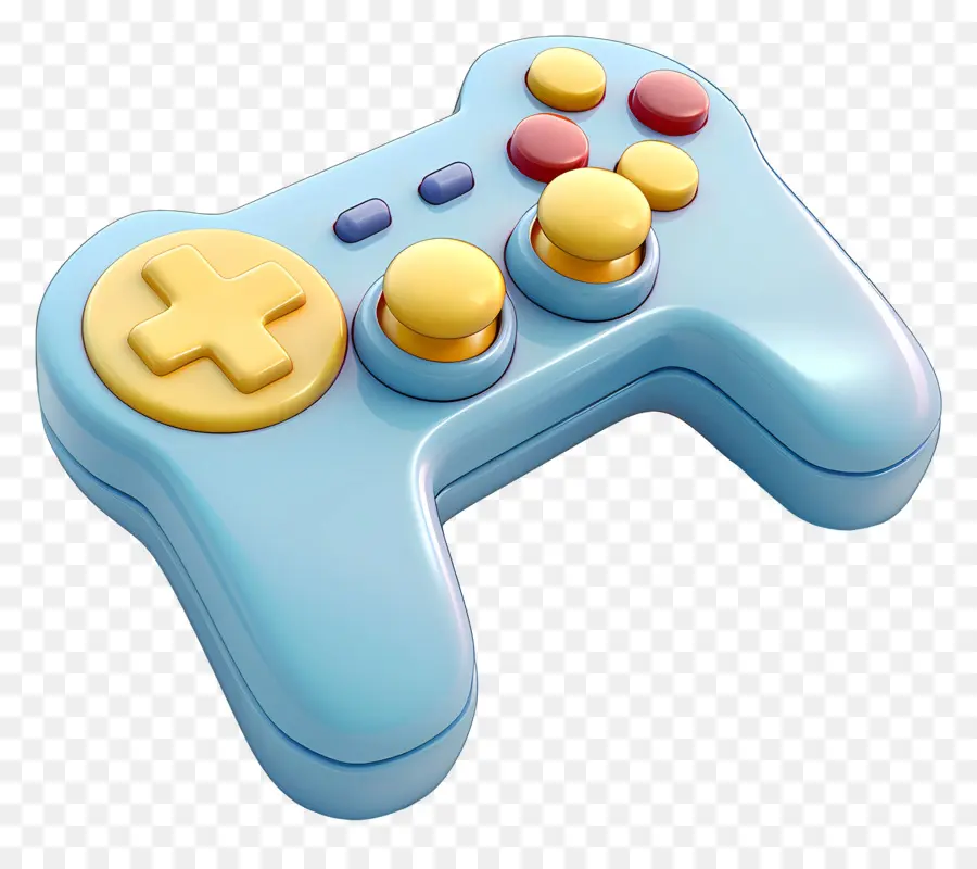 Controlador De Juego，Controlador De Videojuego Azul PNG