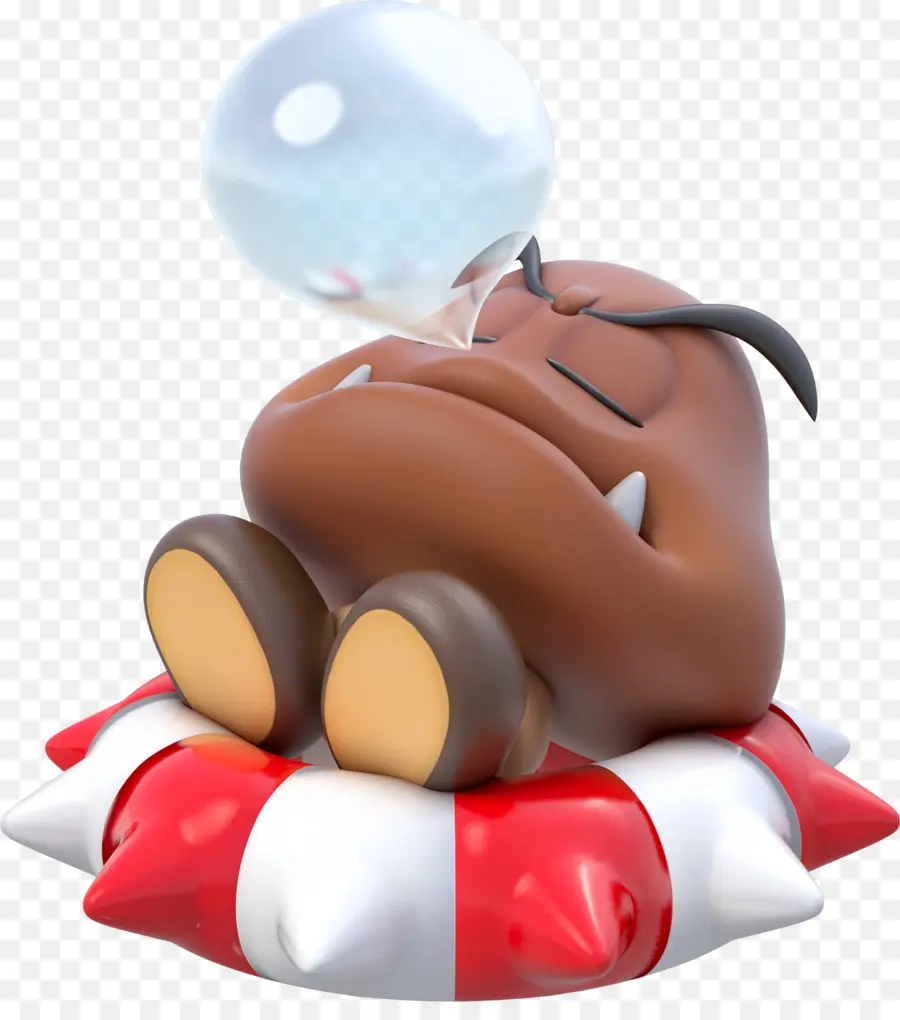 Luigi Mario，Goomba Durmiendo PNG