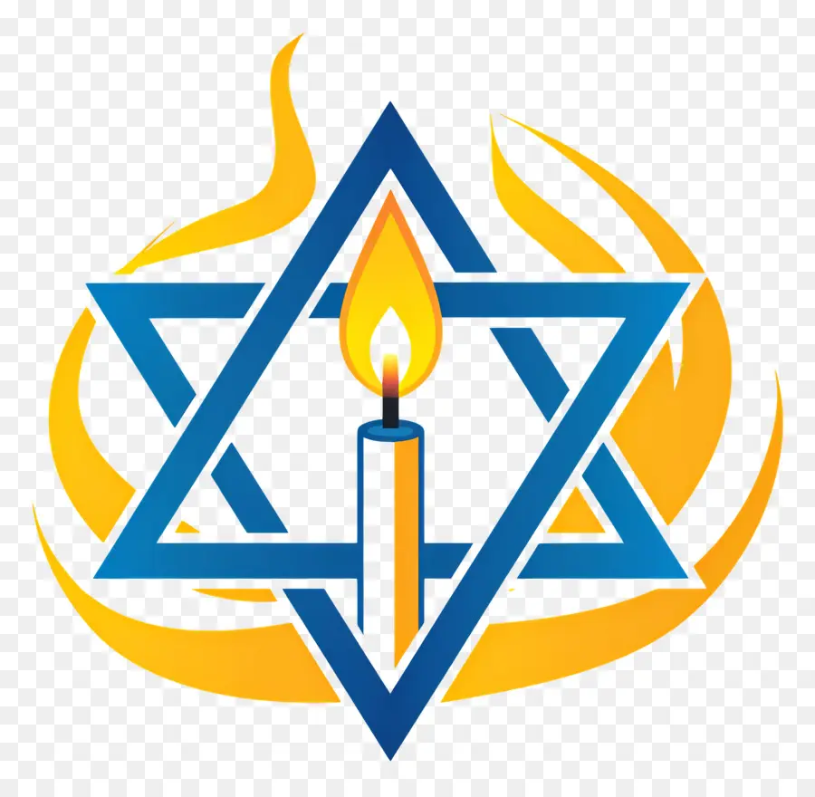 Yom Hashoá，Estrella De David PNG