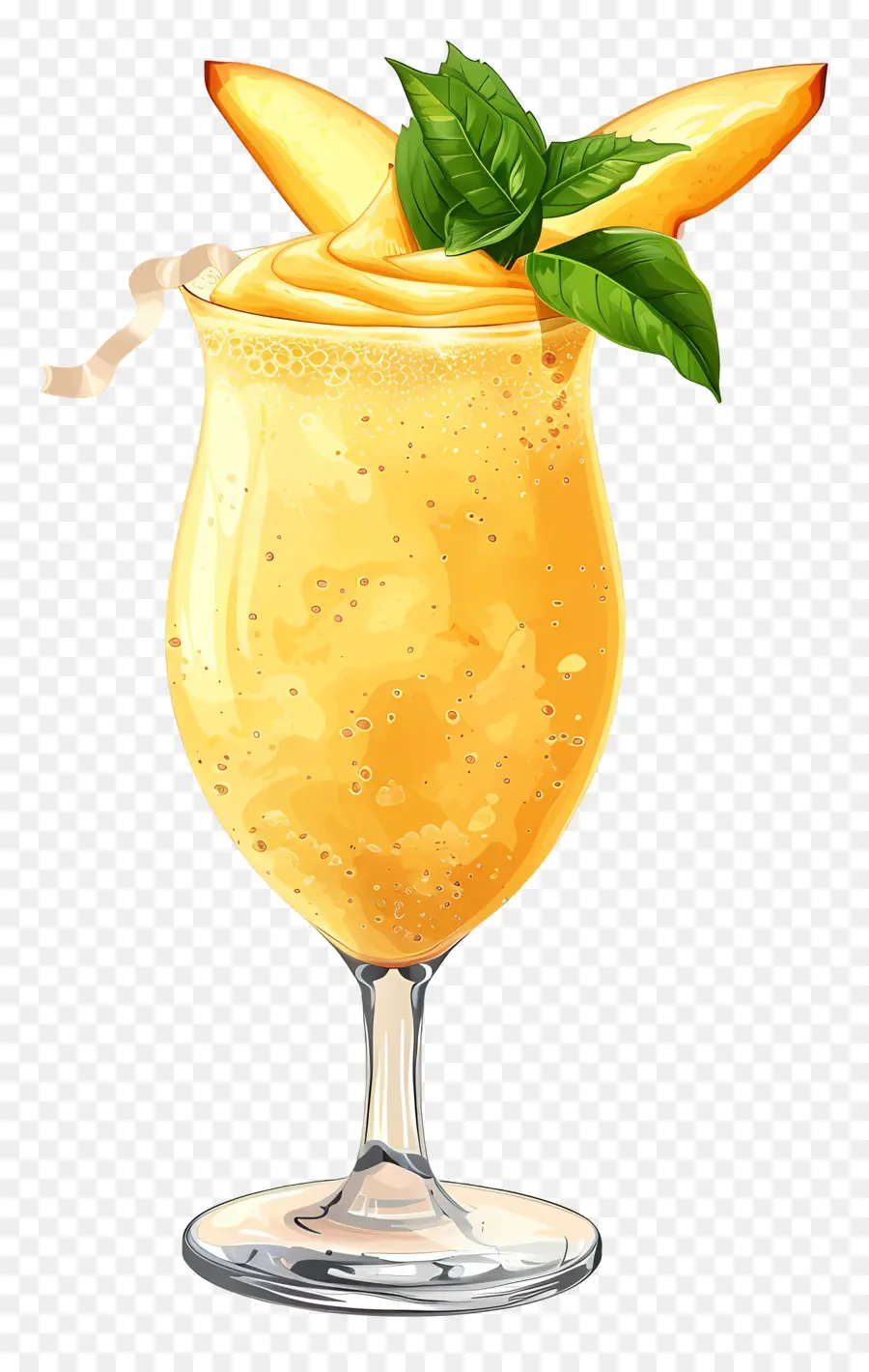 Bebida De Mango Lassi，Jugo De Naranja PNG