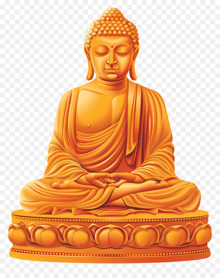 Mahavir Jayanti，Estatua De Buda PNG