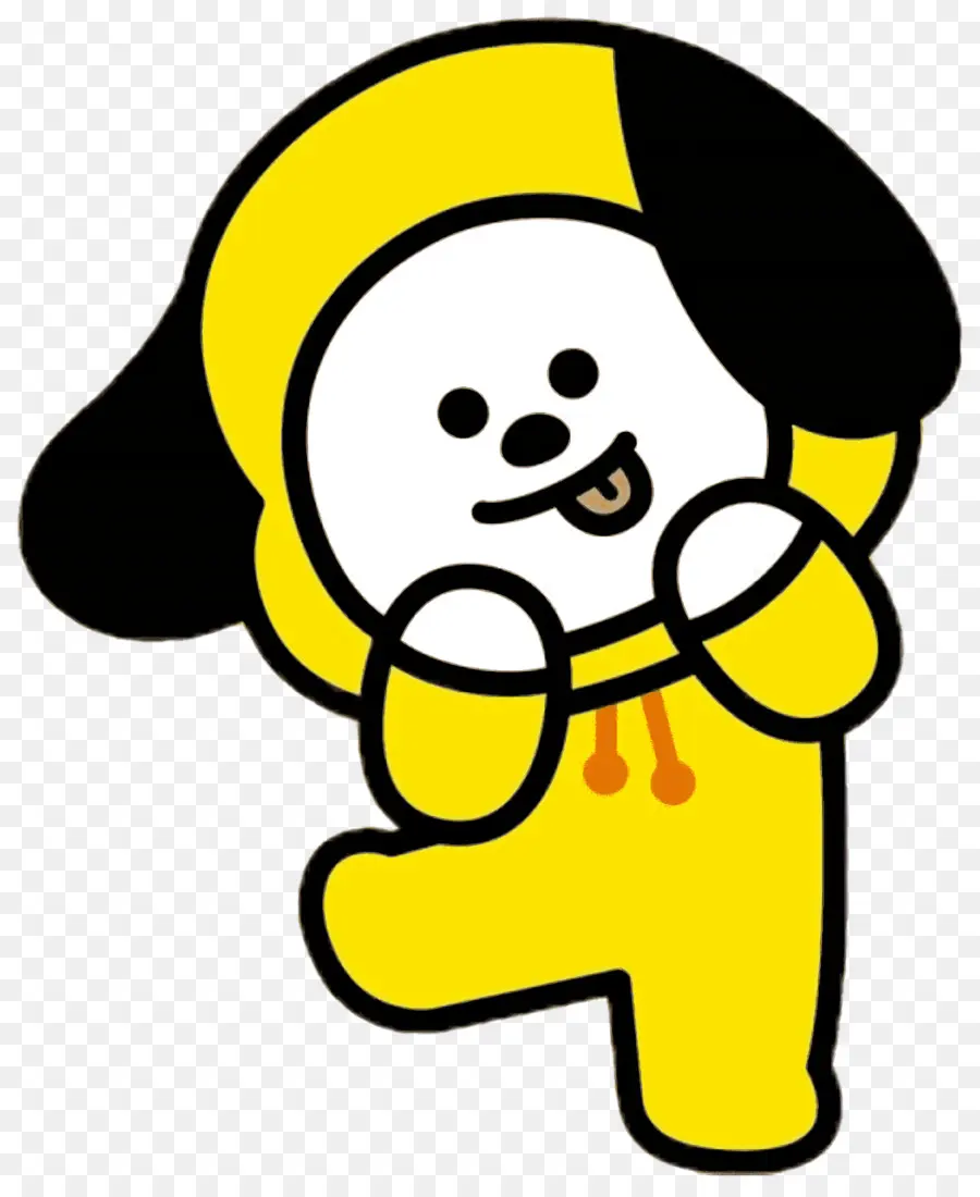 K Pop，Carácter Amarillo PNG