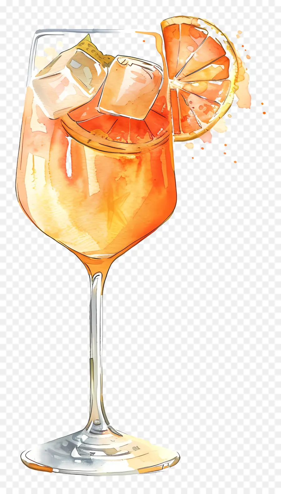 Hugo Spritz Bebida，Jugo De Naranja PNG