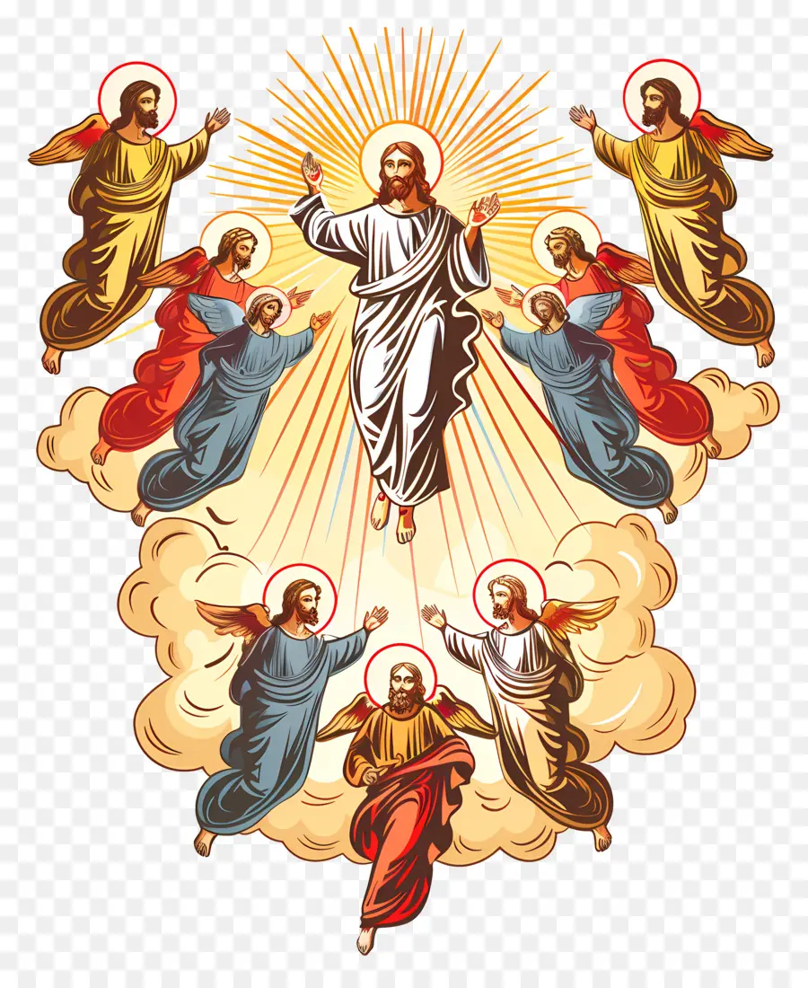 El Día De La Ascensión，Jesús PNG