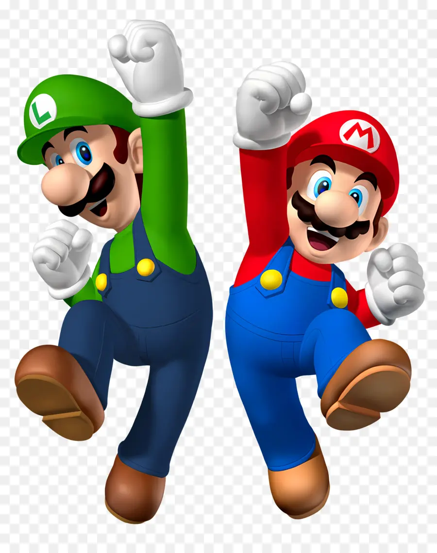 Luigi Mario，Personajes De Dibujos Animados PNG