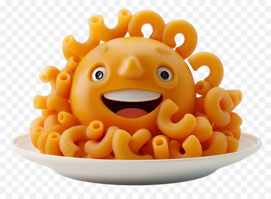 Comida De Dibujos Animados 3d，La Pasta PNG