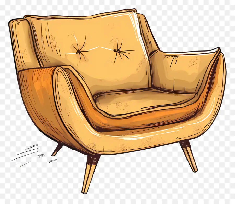 Sofá，Sillón Vintage PNG