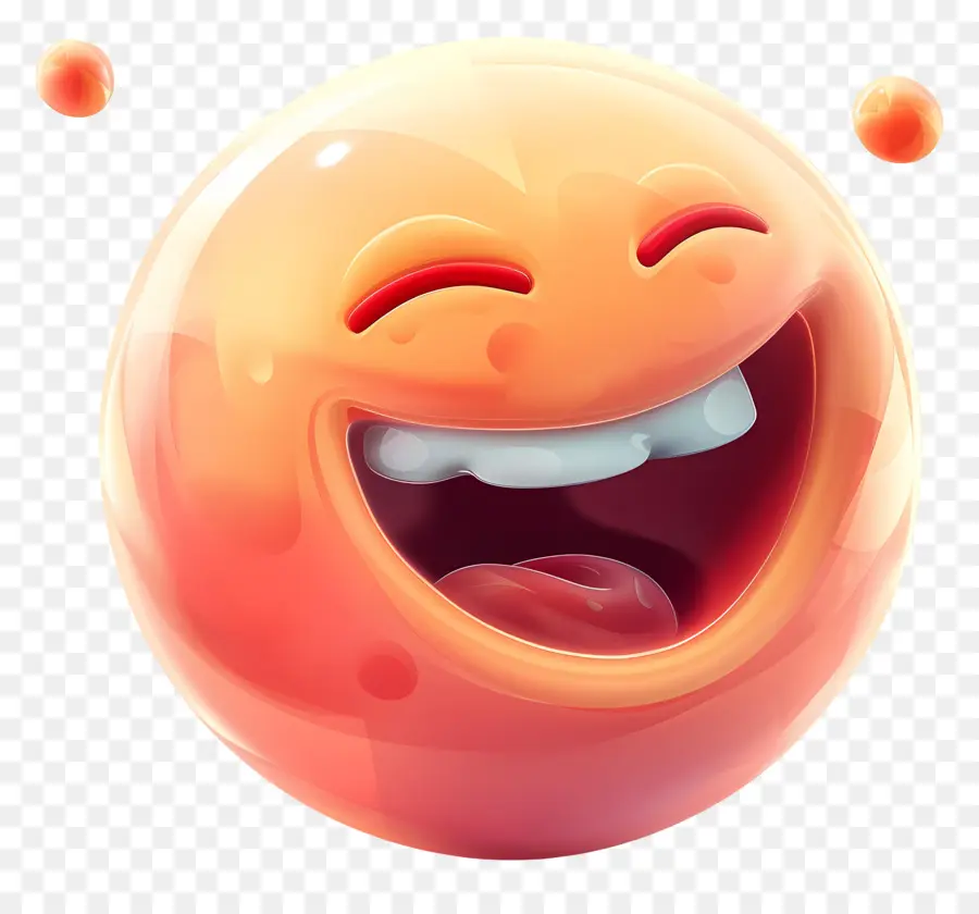 Riendo Emoji，Emoticono PNG