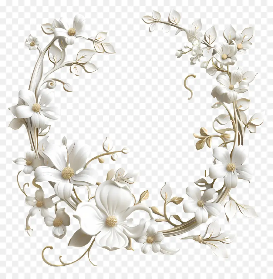 De La Boda Decoración，Floral Corona PNG