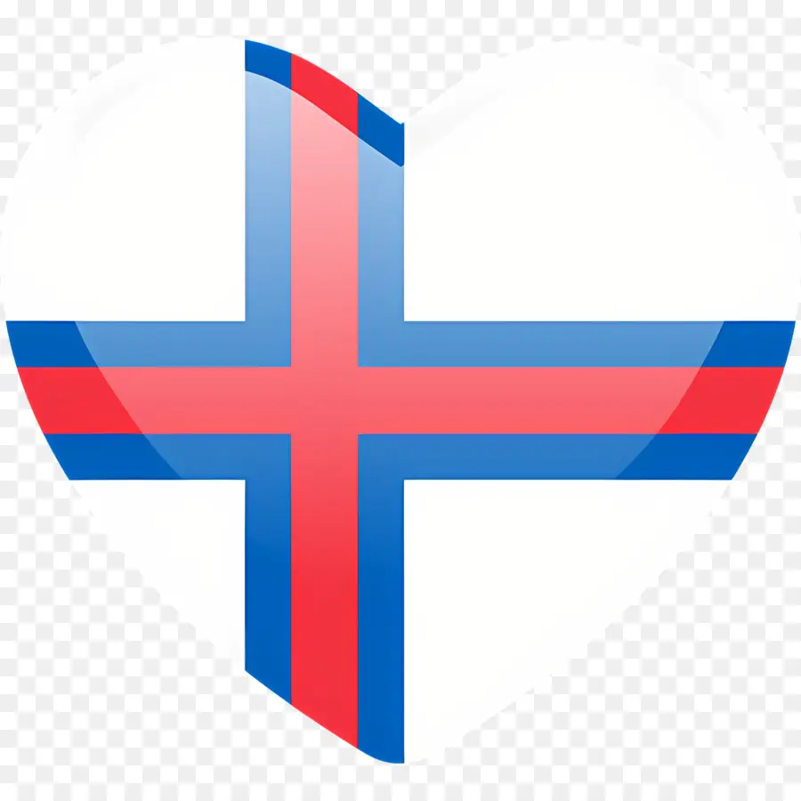Bandera De Las Islas Feroe，Heart De La Bandera De Islandia PNG