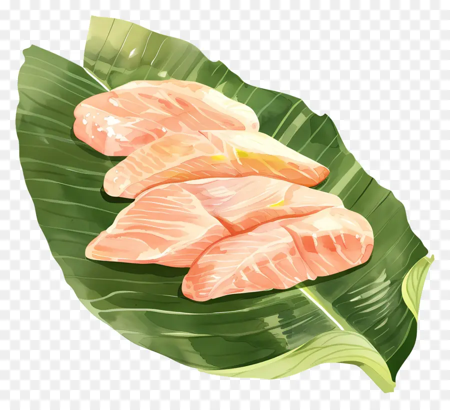 La Carne De Pollo，Salmón Crudo PNG