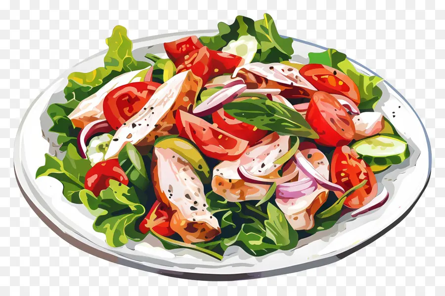 Ensalada De Pollo，Ensalada PNG