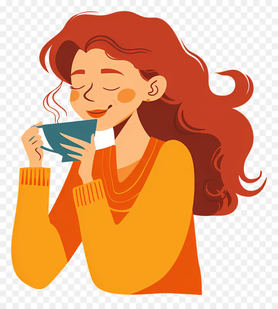 El Consumo De Café，Mujer PNG