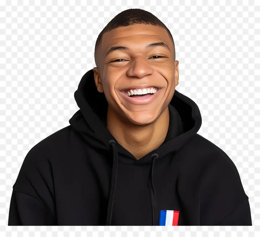 Kylian Mbappé，Sonriente Hombre PNG