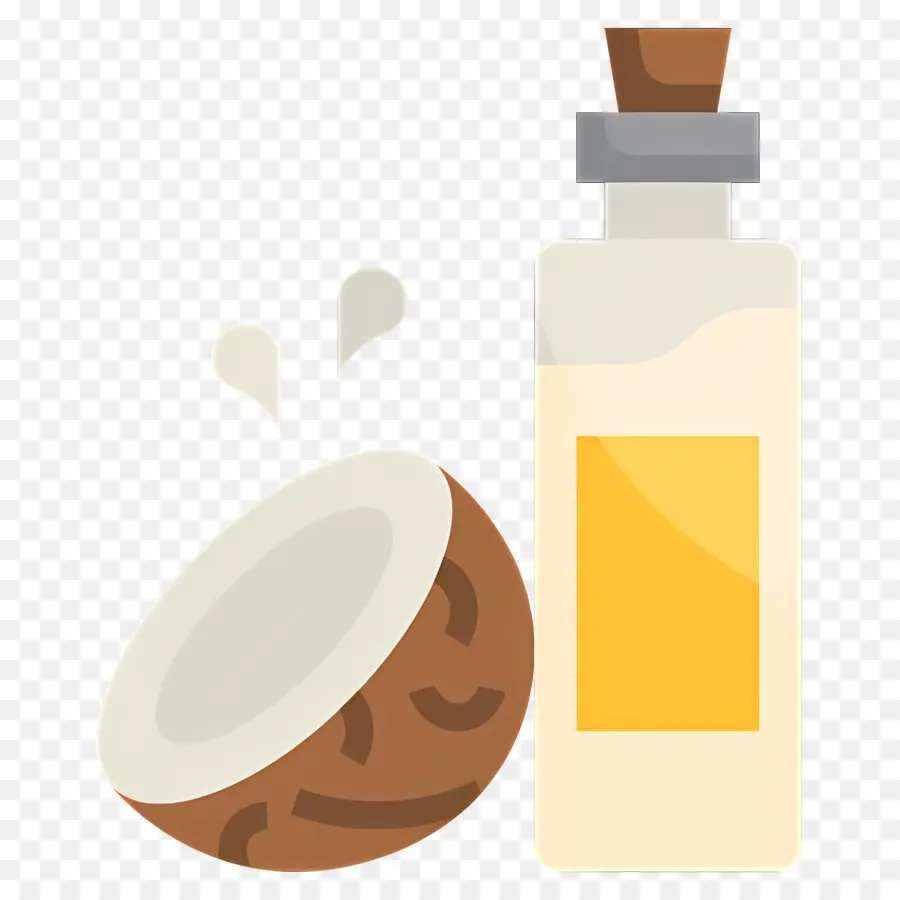 El Aceite De Coco，Cáscara De Coco PNG