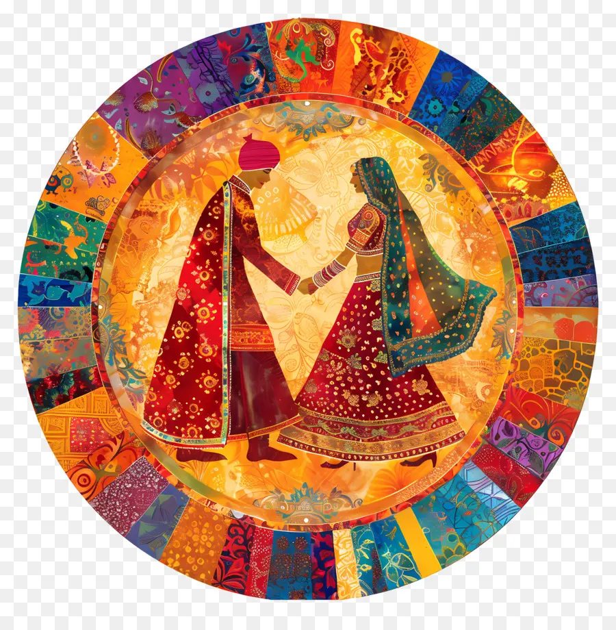 Karwa Chauth，Pareja Tradicional PNG