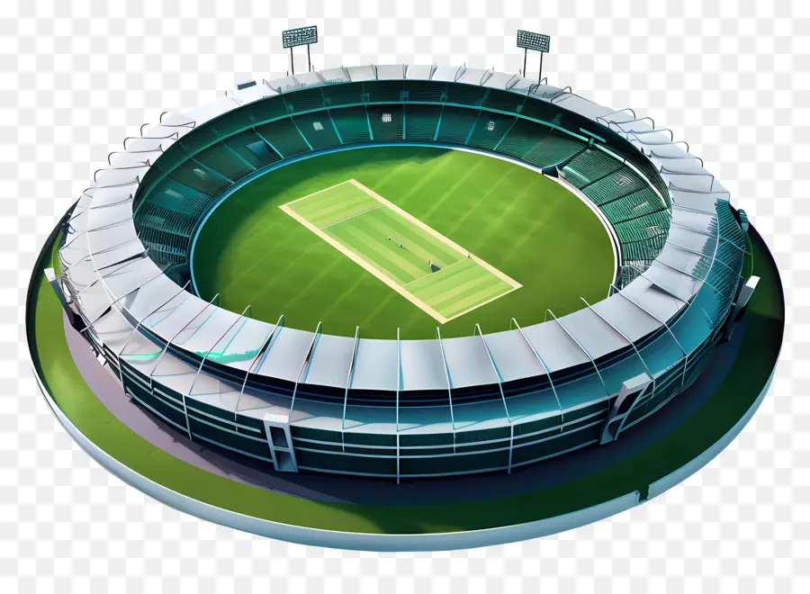 Cricket Stadium，Edificio Circular PNG
