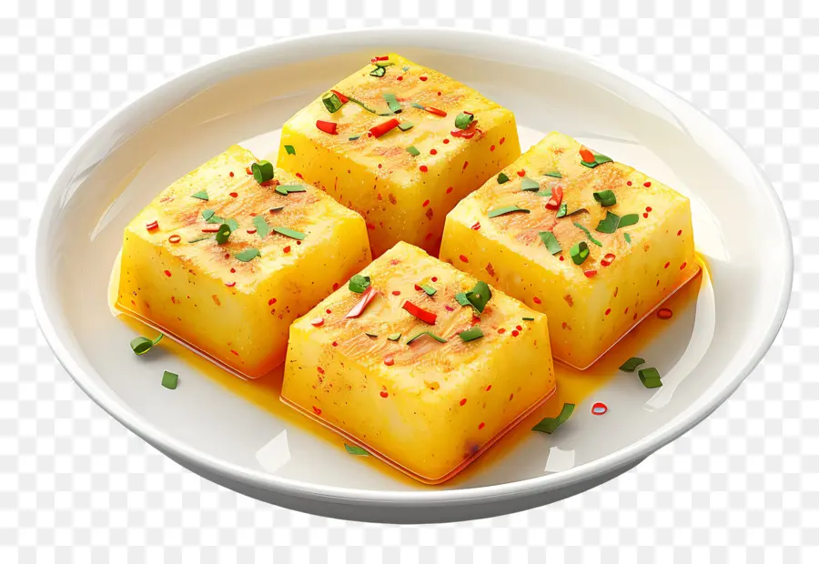 Plato Dhokla，El Pollo Frito PNG