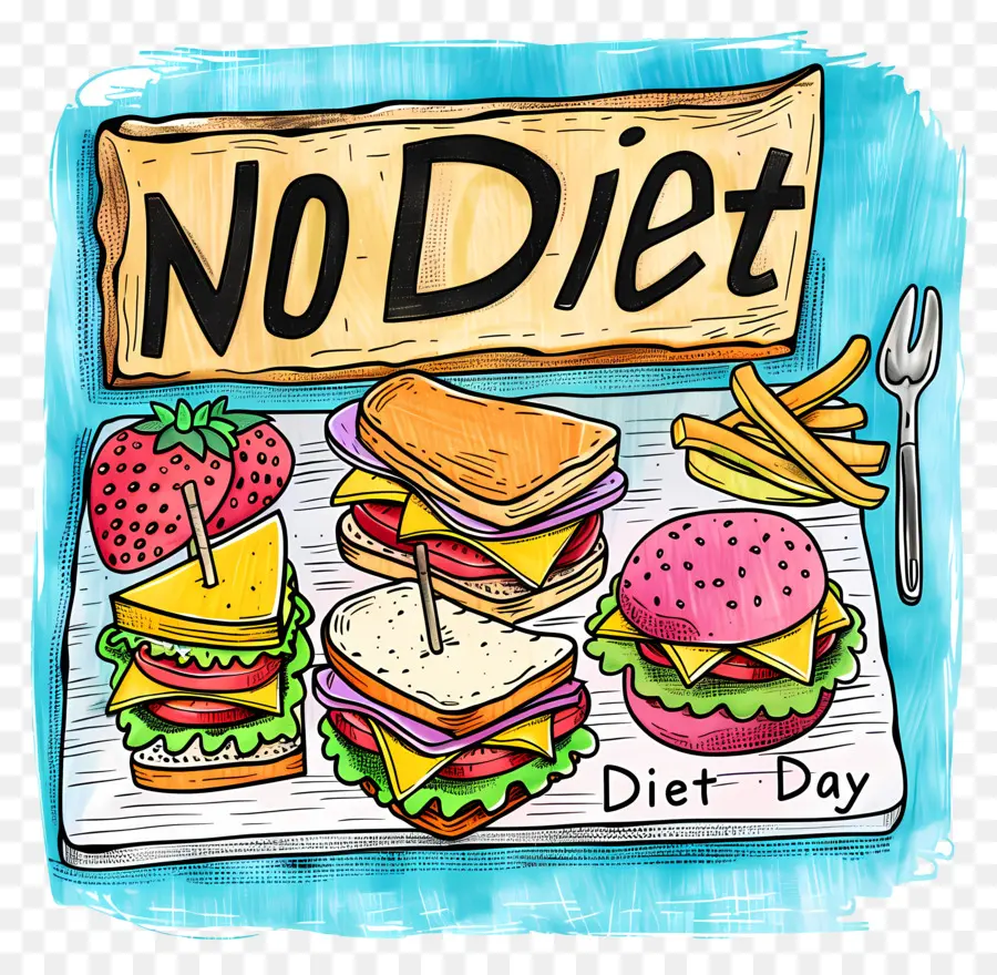 Internacional De La No Dieta Día，Bocadillos PNG