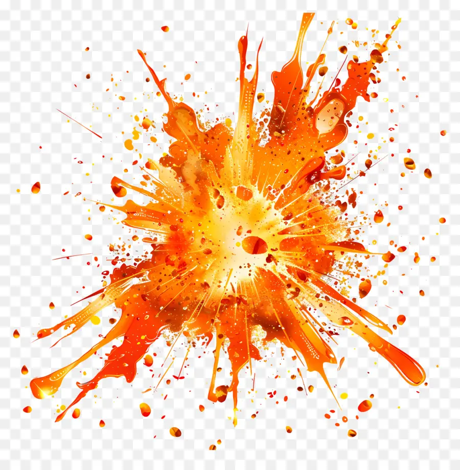 Explosión，Salpicaduras De Pintura PNG