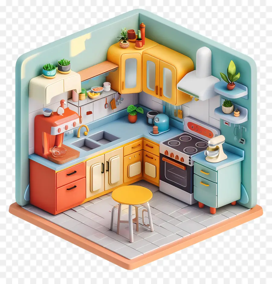 Cocina Moderna，El Diseño De La Cocina PNG