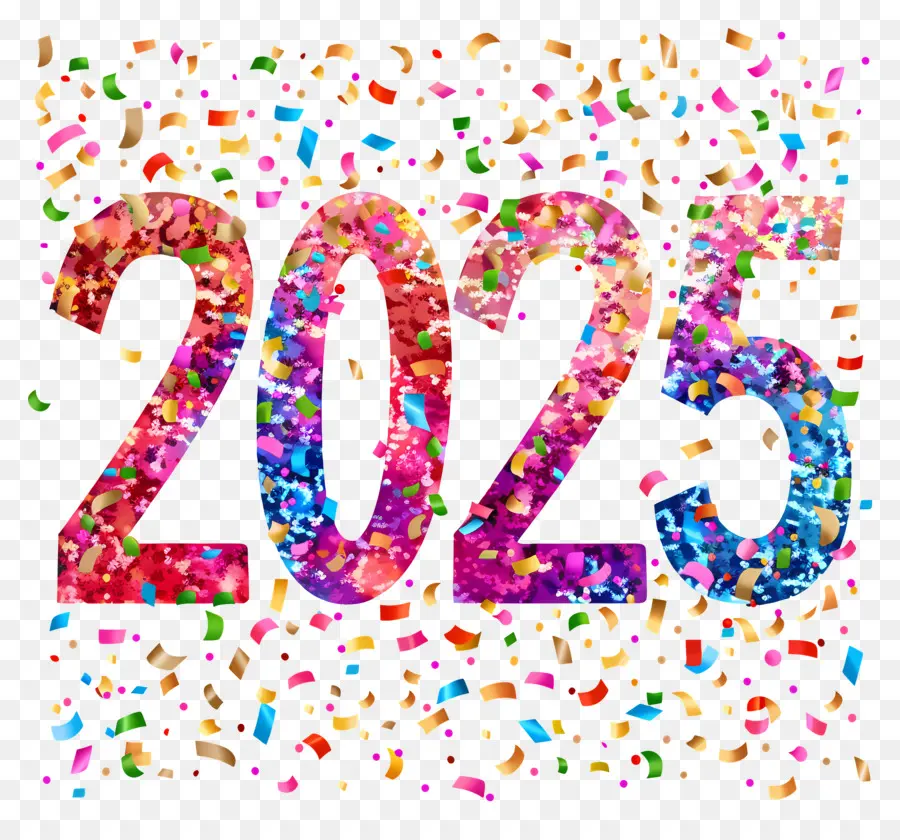 Año Nuevo 2025，La Víspera De Año Nuevo PNG