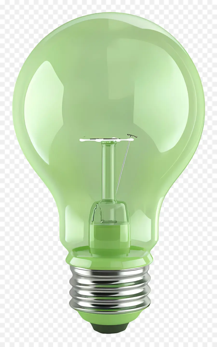 Bombilla，Luz Verde De La Bombilla PNG