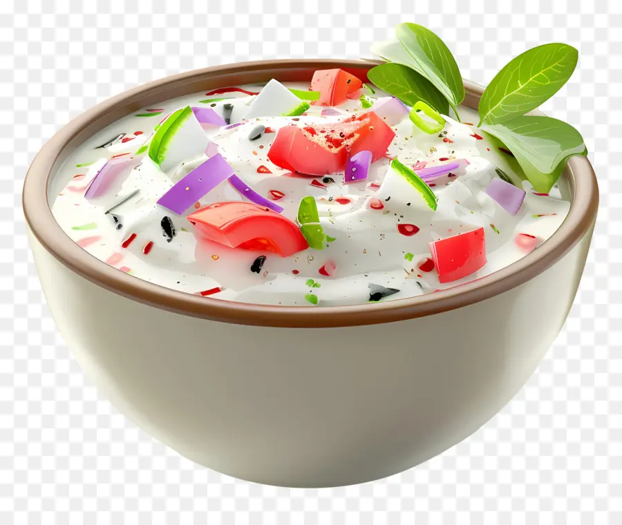 Raita，Tazón De Ensalada PNG