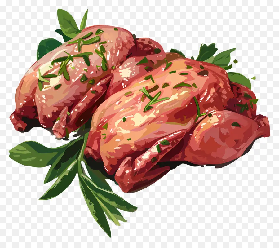 Carne De Pollo，Pollo Crudo PNG